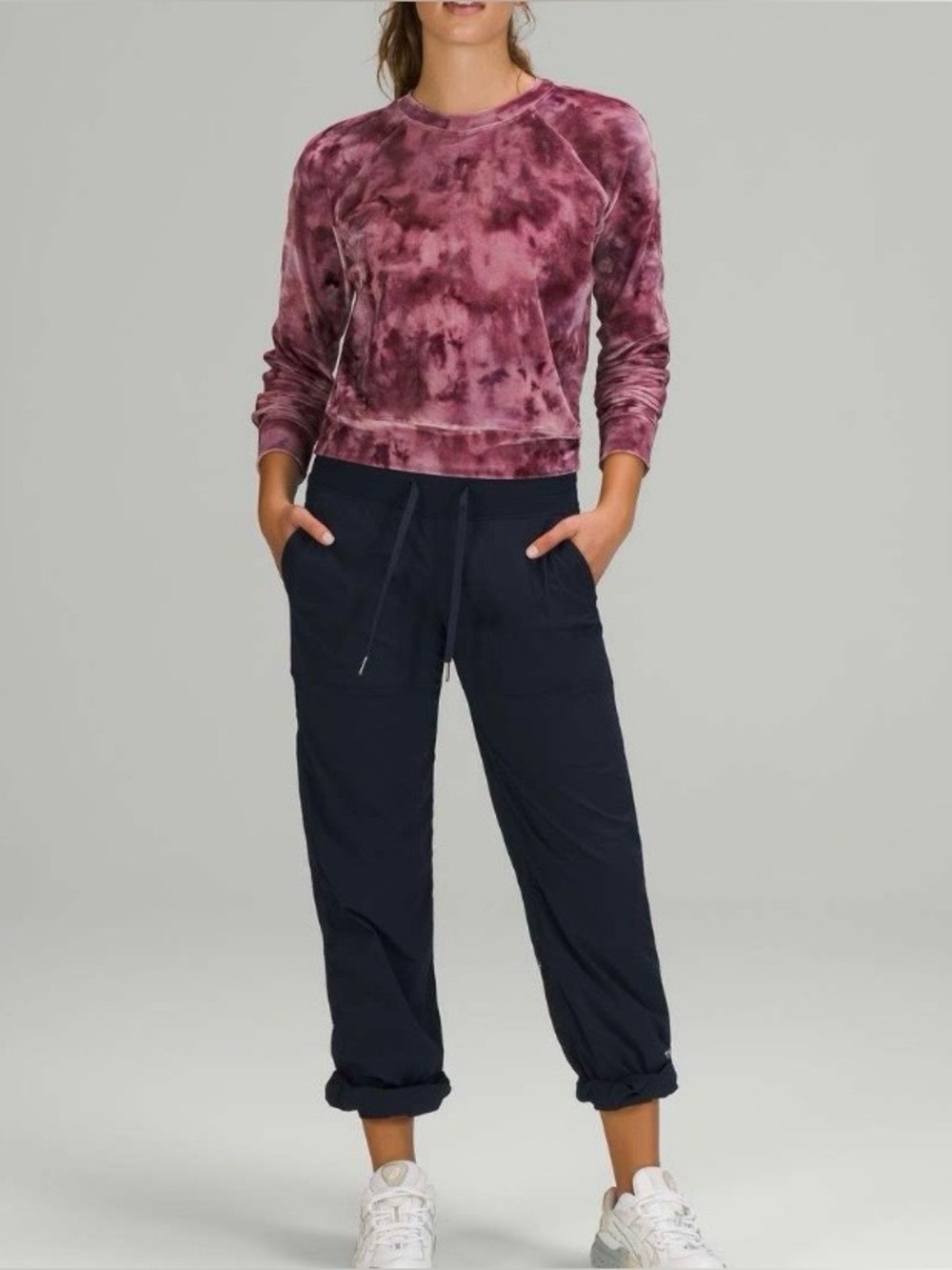lululemon | Velour Warm Down Crew | Interstellar Cassis Multi | Size 8 - Picture 2 of 9